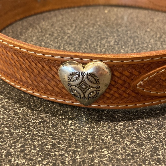 THE WALKER: CHESTNUT BROWN STITCHED BASKET WEAVE RANGER size 32” - Picture 6 of 11